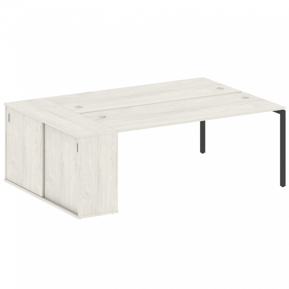 Metal System Quattro Рабочая станция с шкафом-купе на П-образном м/к 40БП.РС-СШК-1.5 Т Дуб Наварра/М Metal System Quattro Рабочая станция с шкафом-купе на П-образном м/к 40БП.РС-СШК-1.5 Т Дуб Наварра/М