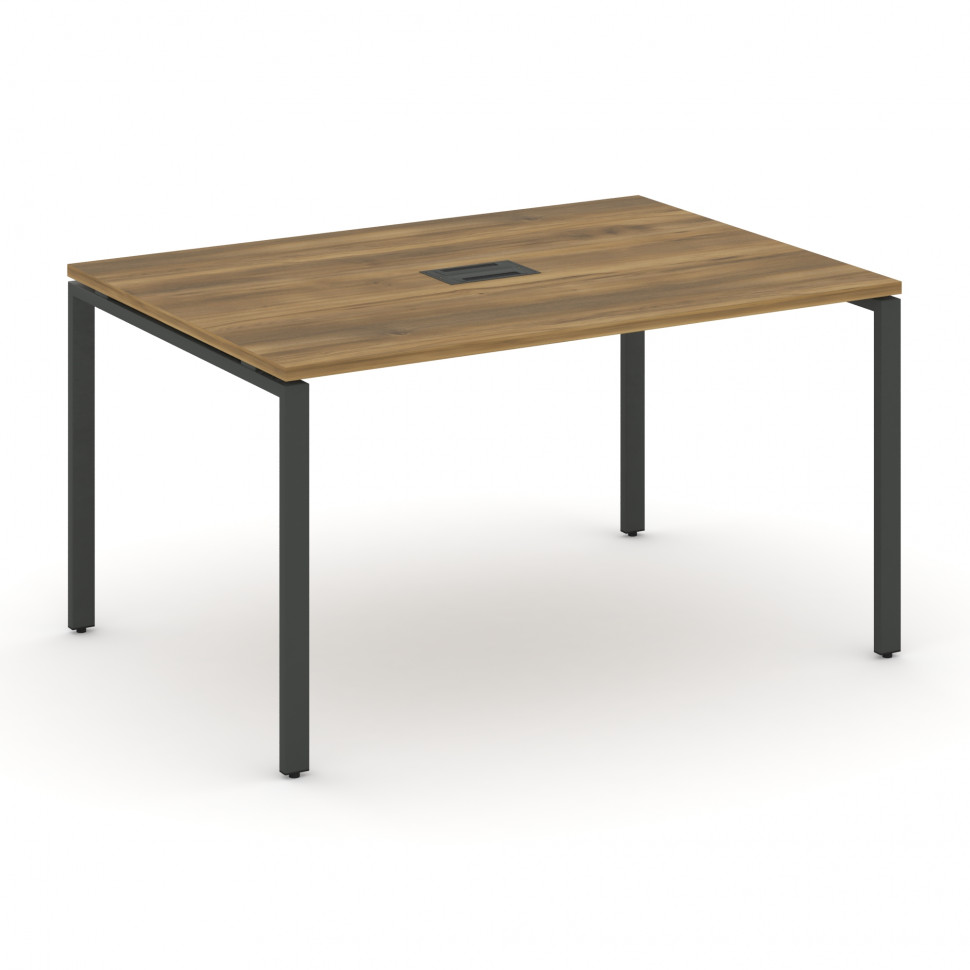 Concept Стол переговорный (1 столешница) CN.PRG-014 Сандал Янтарный/Металл Антрацит 1580*980*750