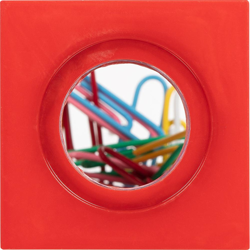 Скрепочница Attache магнит, с цвет. скрепками 28 мм (20шт.) цвет в ассорт.