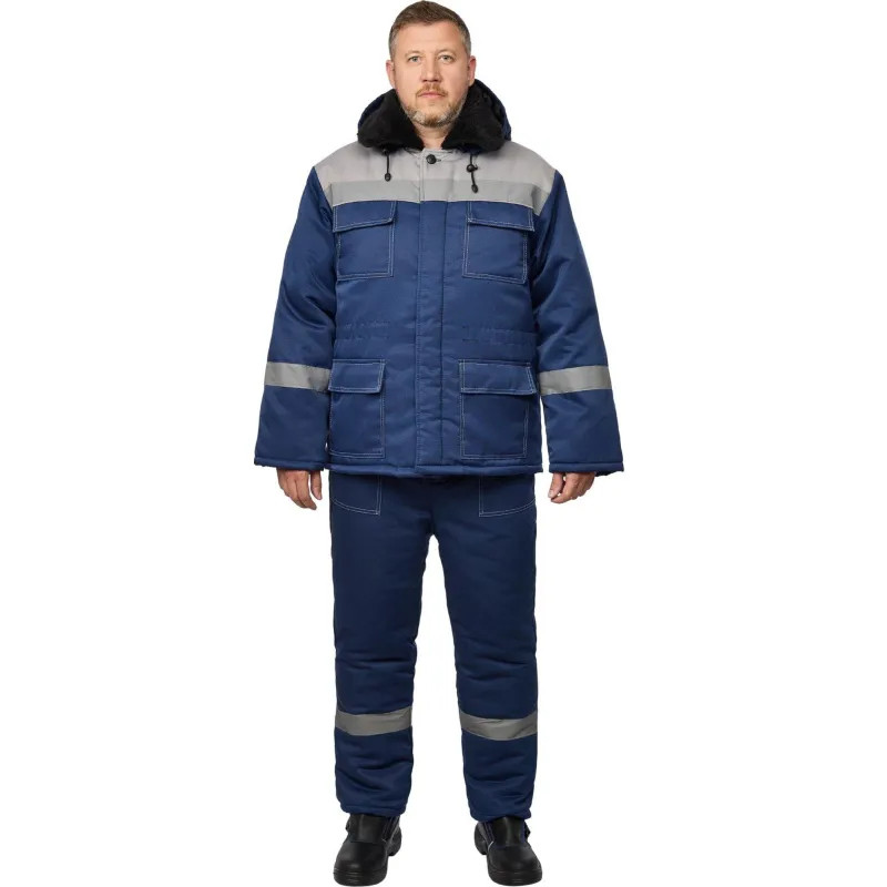 Костюм зимний муж з35-КБР синий/сер ( 56-58) 182-188 (Арсенал-СП)
