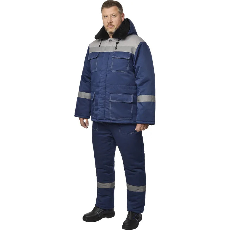 Костюм зимний муж з35-КБР синий/сер ( 56-58) 182-188 (Арсенал-СП)