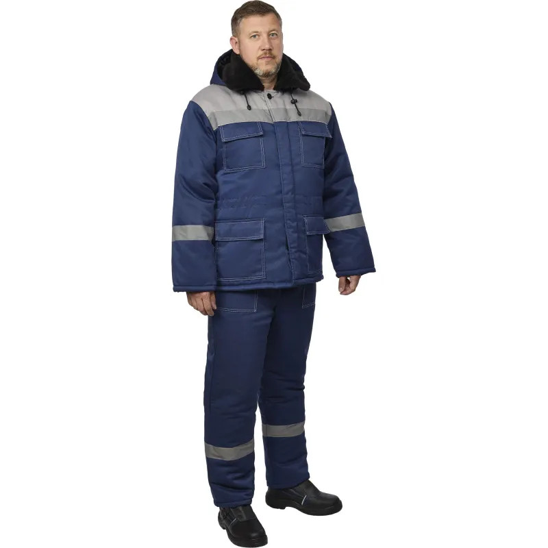 Костюм зимний муж з35-КБР синий/сер ( 56-58) 182-188 (Арсенал-СП)
