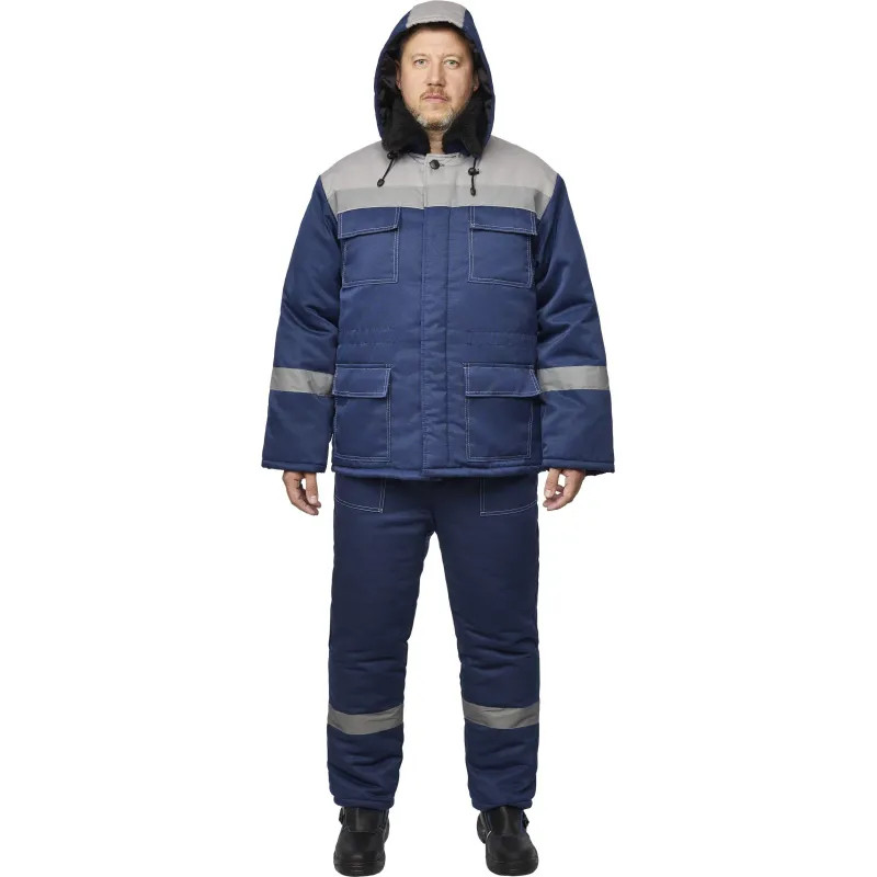 Костюм зимний муж з35-КБР синий/сер ( 56-58) 182-188 (Арсенал-СП)