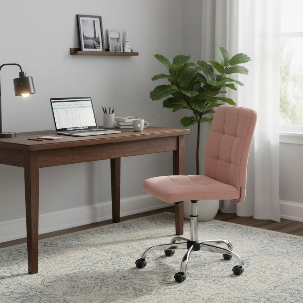 Кресло Fiesta/Фиеста велюр, розовый, 137