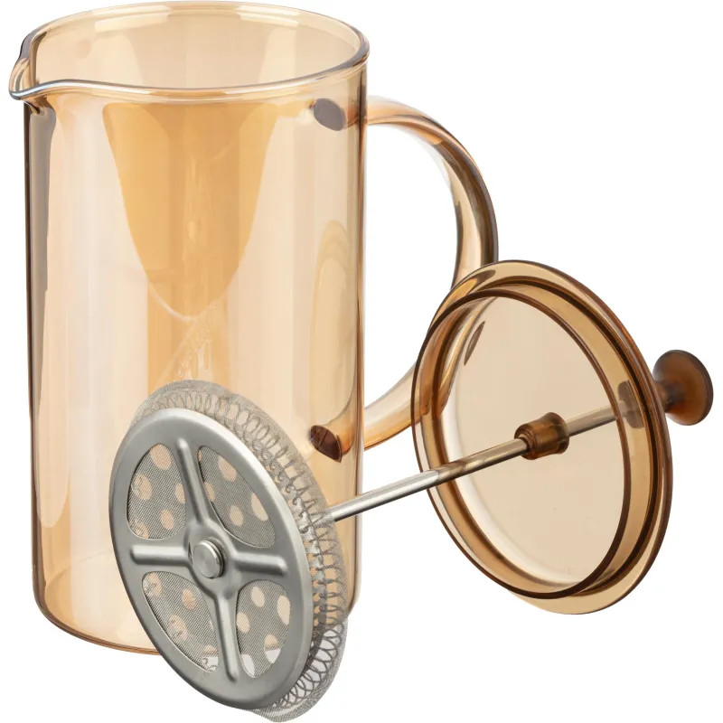 Френч-пресс 600мл. Гоуджекит АБС-пластик, боросиликат. стекл с покр,нерж ст