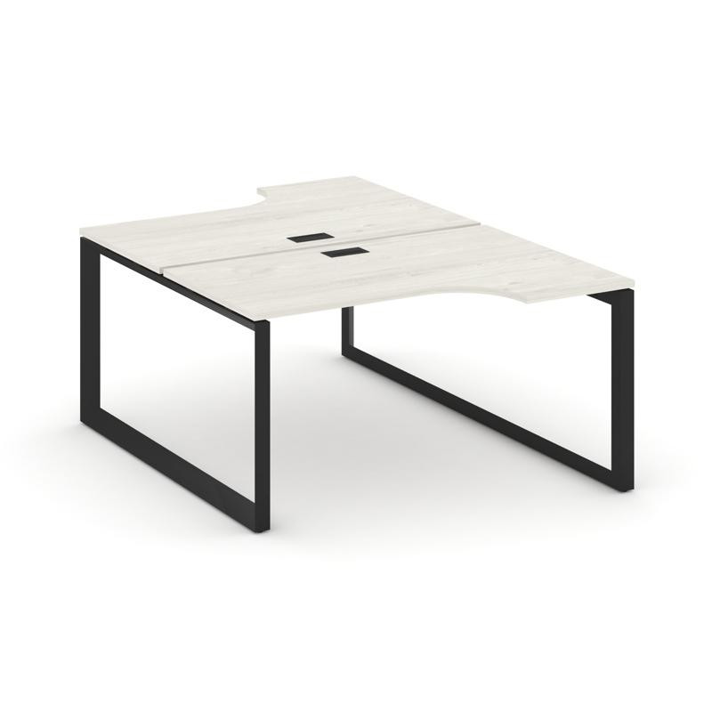 Style Project Рабочая станция эргономичная SN-59O.DRPA-012 Дуб Наварра/Металл Черный/Черный Заглушка