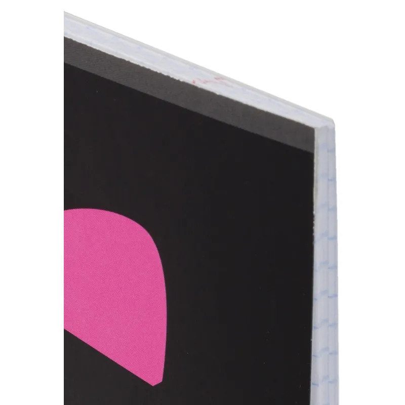 Тетрадь общая А5 48л Kitty черн,клет,скреп, ВД-лак