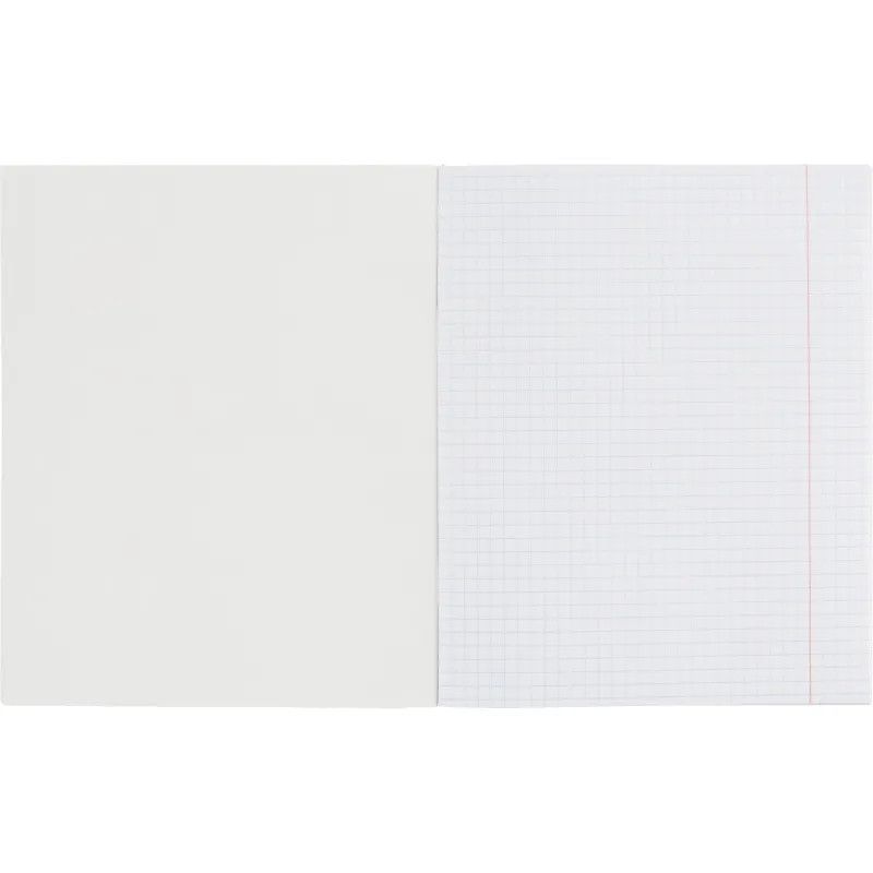 Тетрадь общая А5 48л Kitty черн,клет,скреп, ВД-лак