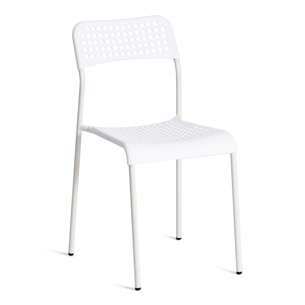 Стул ADDE (mod. C-049) металл/пластик, 39 х 49 х 78 см, White (белый)