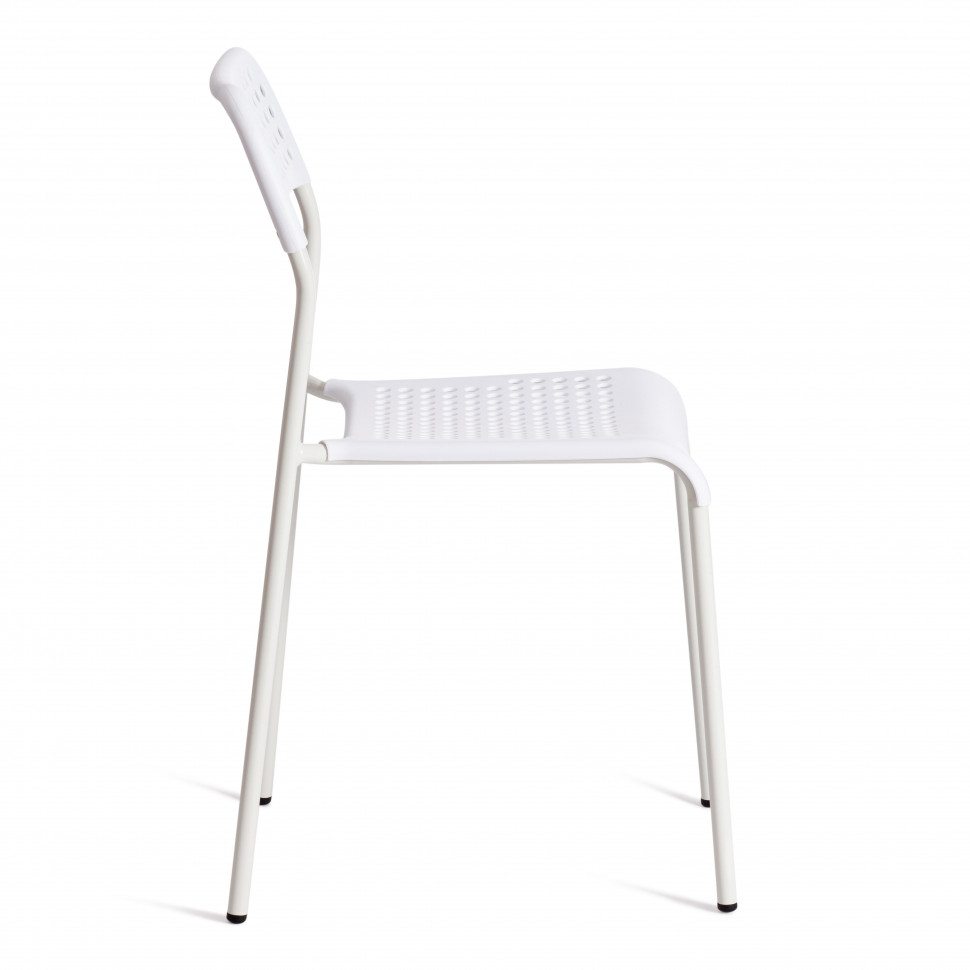 Стул ADDE (mod. C-049) металл/пластик, 39 х 49 х 78 см, White (белый)