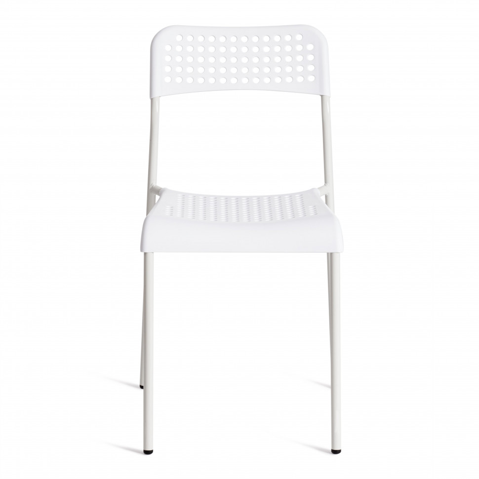 Стул ADDE (mod. C-049) металл/пластик, 39 х 49 х 78 см, White (белый)