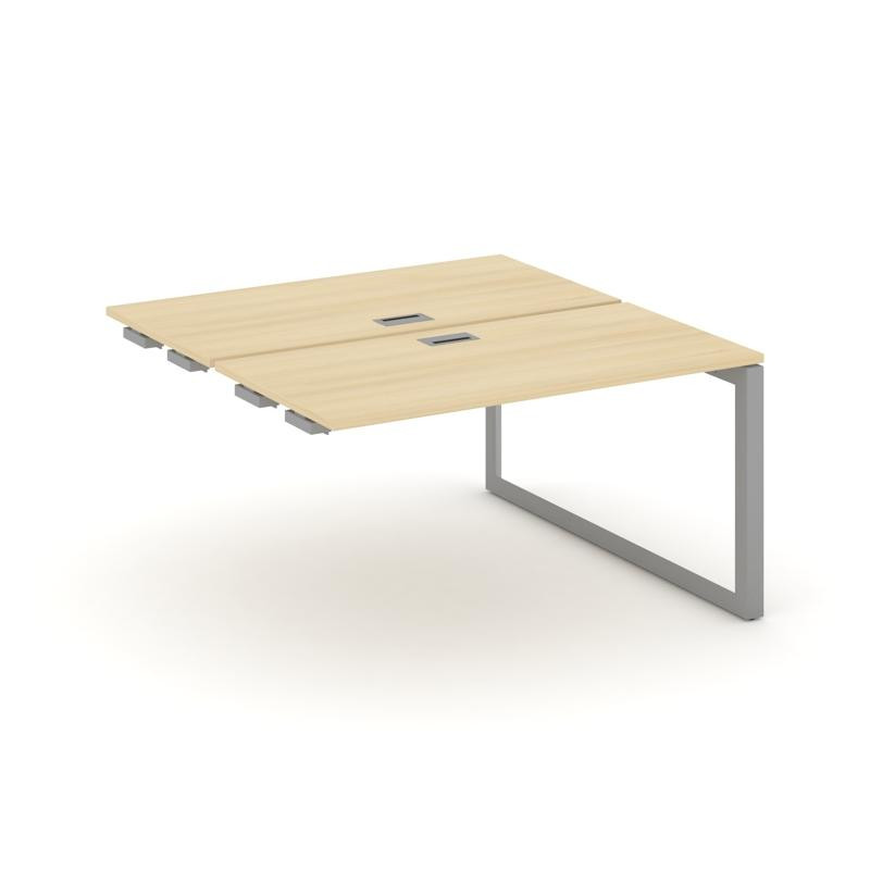 Style Project Стол-приставка к опор. элем. SN-59O.DPRS-023 Акация Лорка/Металл Серый/Серебро Заглушк