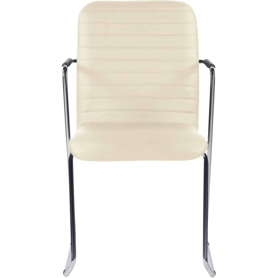 Стул UP_Echair Честер каркас хром кз бежевый