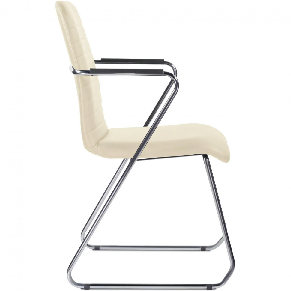 Стул UP_Echair Честер каркас хром кз бежевый