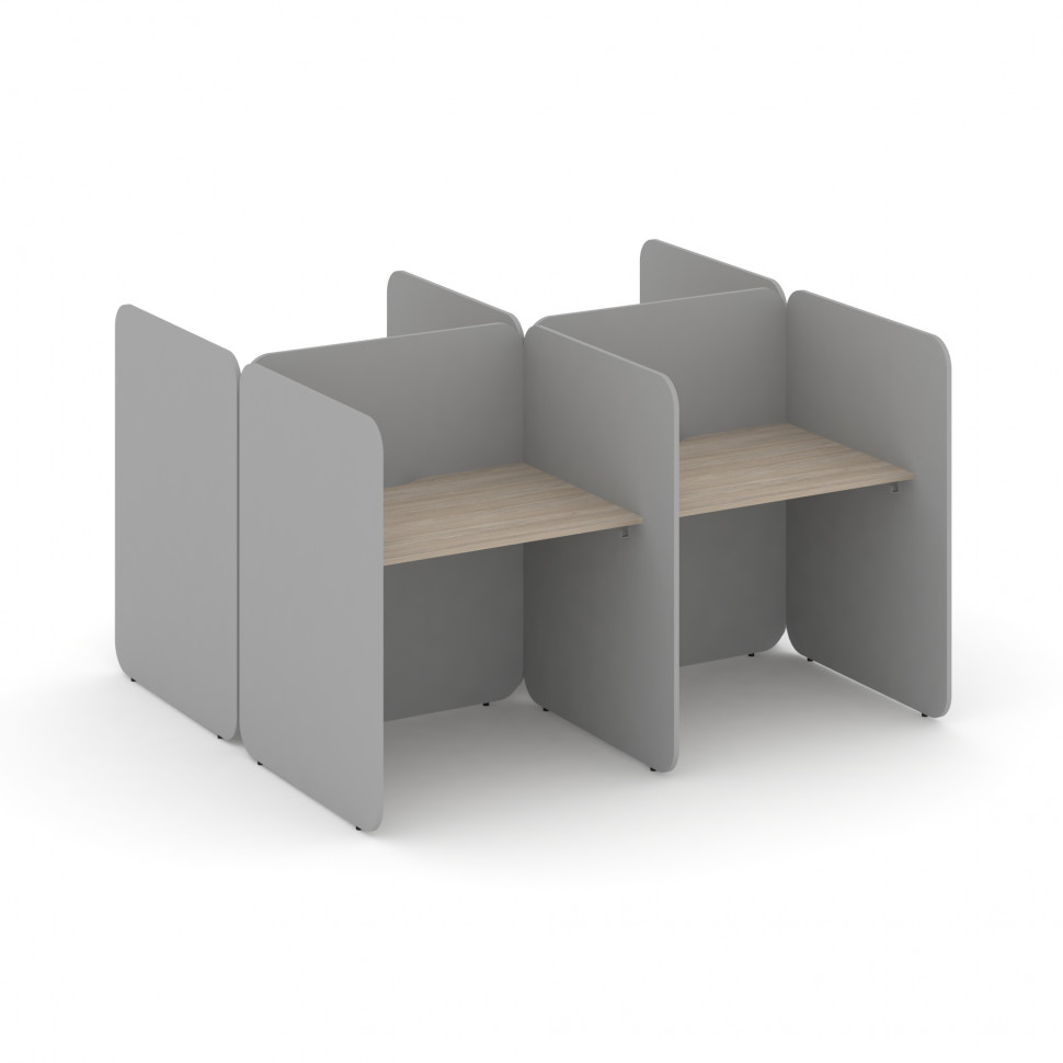 Bell Комплект №15 KCB.K-015 Дуб Аттик/Серый 2014*1800*1200