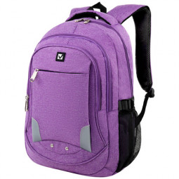 Рюкзак BRAUBERG HIGH SCHOOL универсальный, 3 отделения, "Стимул", фиолетовый, 46х31х18 см, 225516