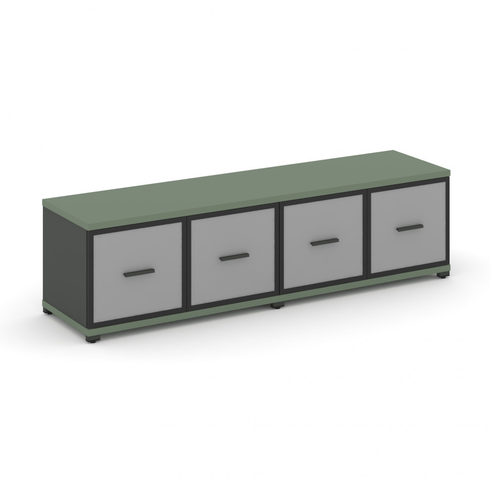 Concept Шкаф 2 широкие секции, 1 ниша CN.STS-123 RMB A Кобо/Антрацит/Металл Антрацит/Сатин 1668*420* Concept Шкаф 2 широкие секции, 1 ниша CN.STS-123 RMB A Кобо/Антрацит/Металл Антрацит/Сатин 1668*420*