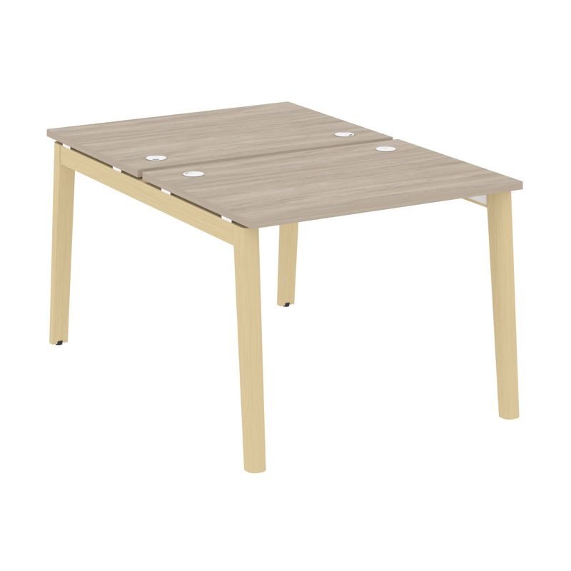 Onix Wood Рабочая станция OW.D.RS-2.1.7 Дуб Аттик/Дуб Светлый/Металл Белый 980*1475*750