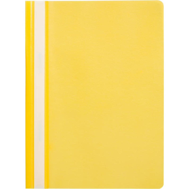 Скоросшиватель пластиковый A4 Attache Economy (100/110) жел 10шт/уп Россия