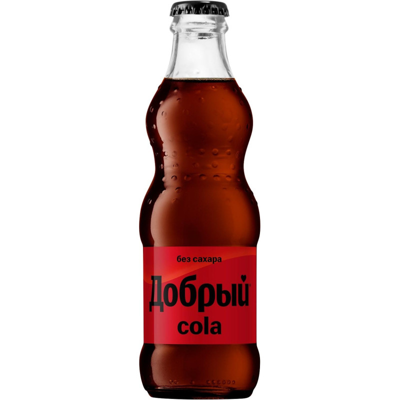 Напиток Добрый Cola Zero б/а сильногаз. ароматизированный 0,25л