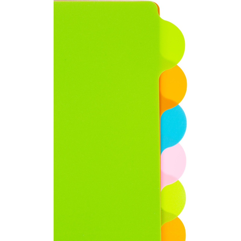 Разделитель листов A4+, 12 л.,полукруг, Attache Selection