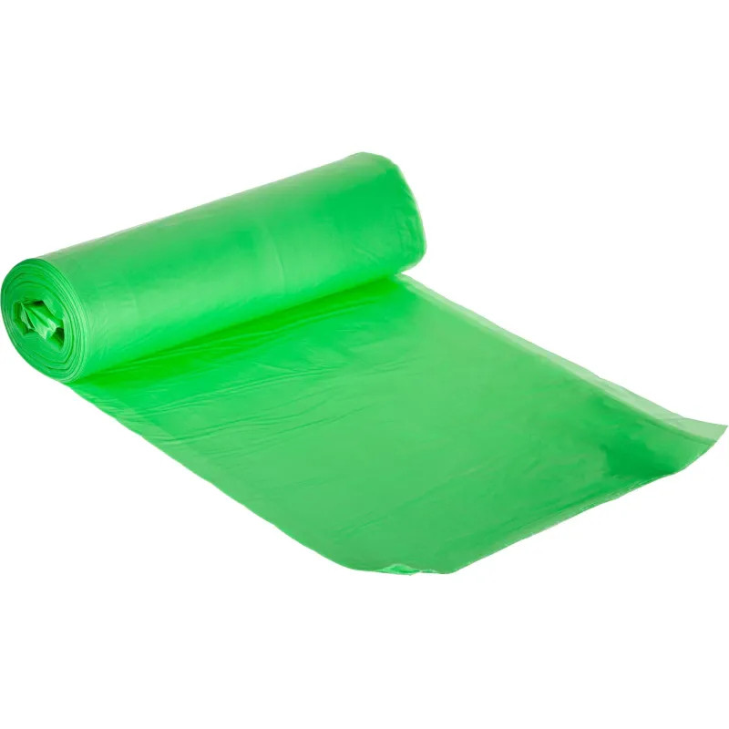 Мешки для мусора ПНД 120л 17мкм 10шт/рул зеленые 70x105см VitaLux Bio_СПБ