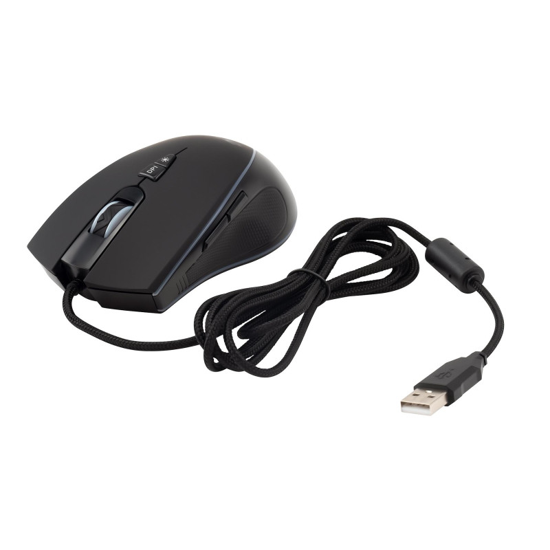 Мышь компьютерная Acer OMW131 черный (800-6400dpi)USB/1кн (ZL.MCEEE.015)