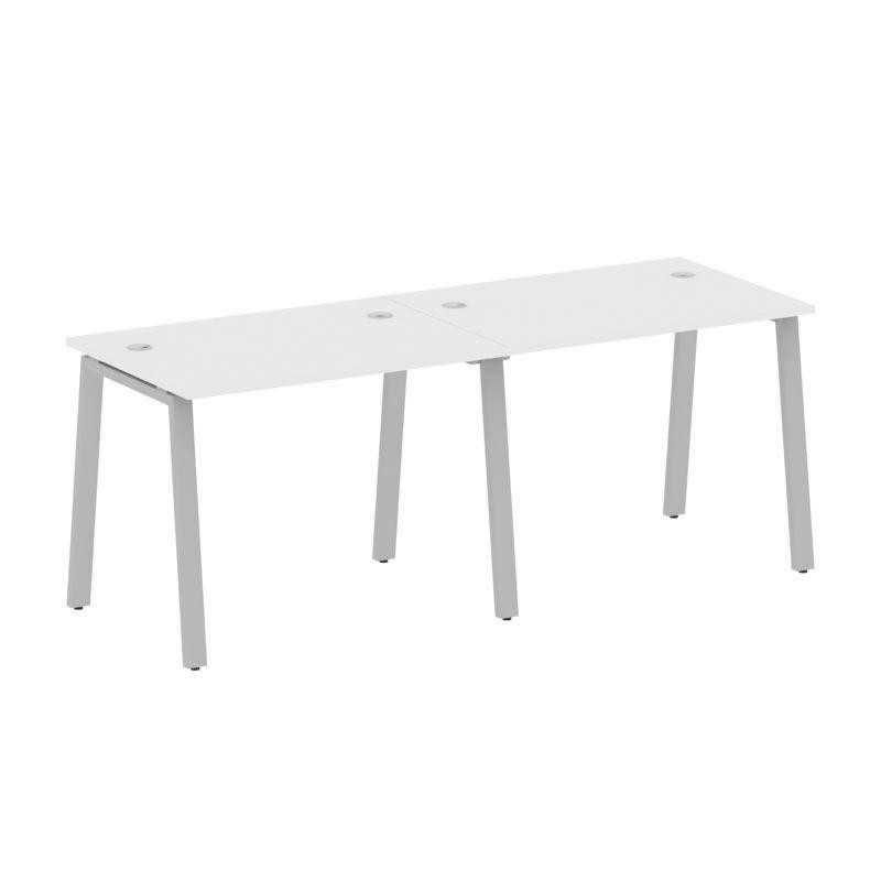 Metal System Рабочая станция на 2 места на А-образном м/к БА.СМ-2.1 Белый/Металл Серый 2000*720*750 Metal System Рабочая станция на 2 места на А-образном м/к БА.СМ-2.1 Белый/Металл Серый 2000*720*750