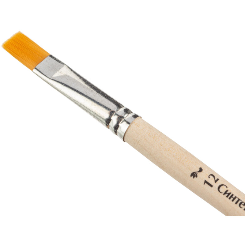 Кисть №1School синтетика плоская №12