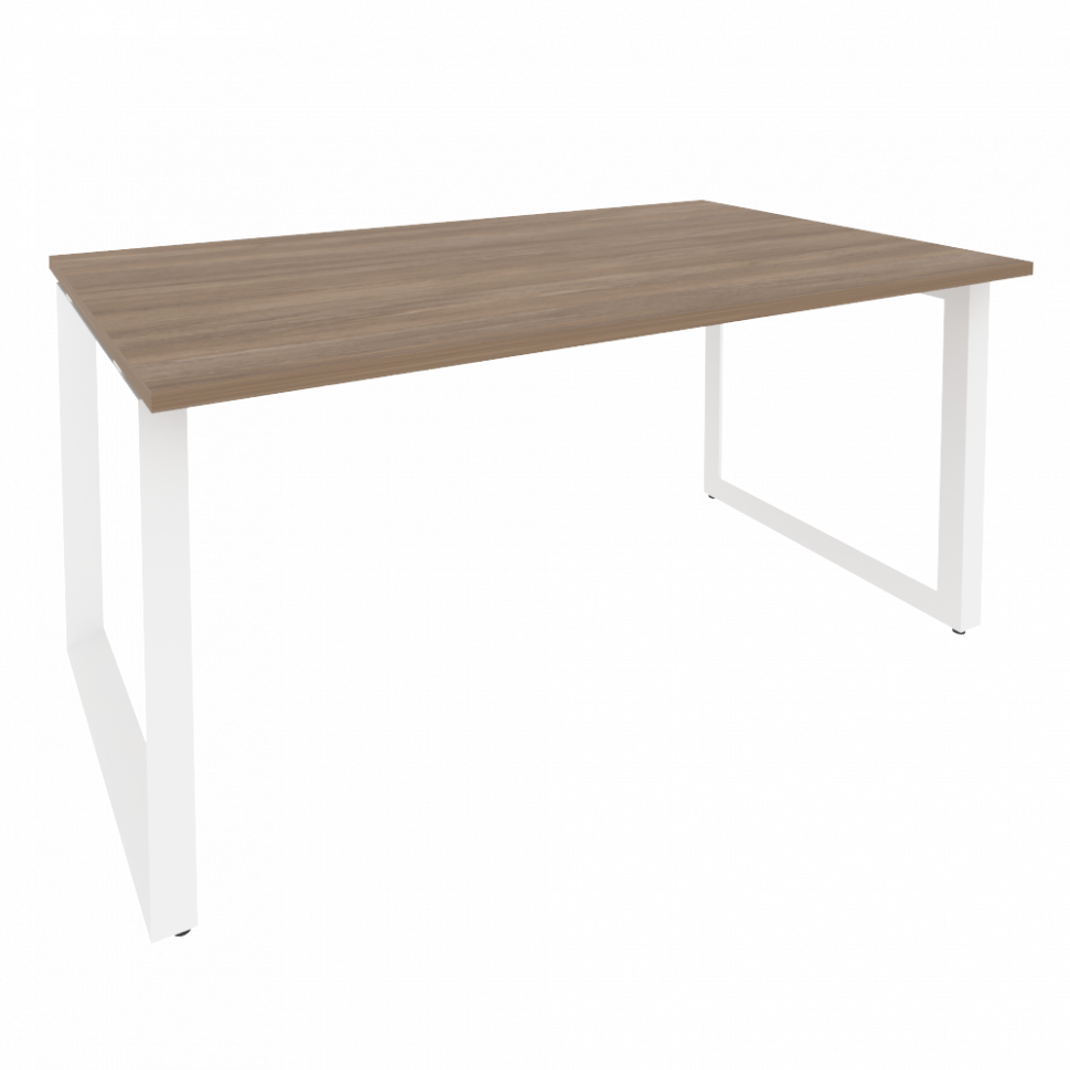 Onix Стол переговорный O.MO-PRG-1.4 Дуб Аризона/Металл Белый 1580*980*750