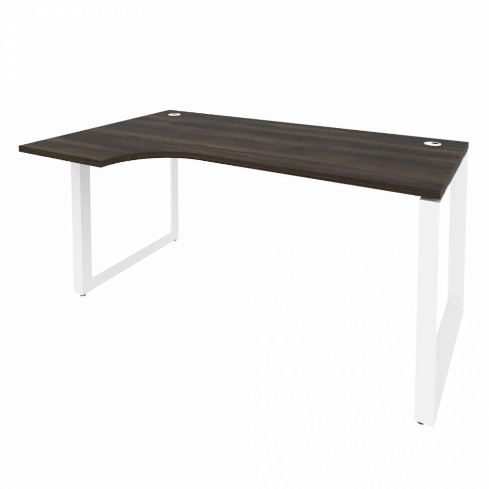 Onix Стол эргономичный левый на О-образном м/к O.MO-SA-1 (L) Дуб Мали/Металл Белый 1580*980*750 (720 Onix Стол эргономичный левый на О-образном м/к O.MO-SA-1 (L) Дуб Мали/Металл Белый 1580*980*750 (720