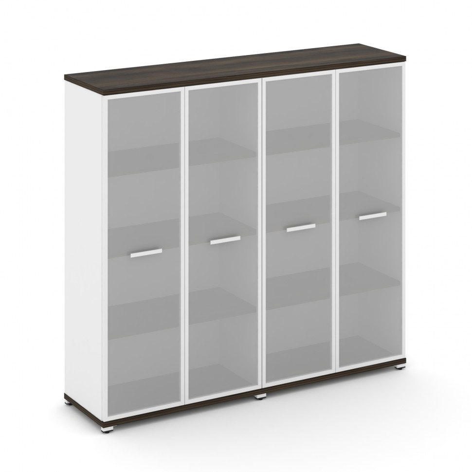 Concept Шкаф 2 широкие секции, 4 ниши CN.STS-426 RMW W Дуб Мали/Белый Бриллиант/Металл Белый/Сатин 1 Concept Шкаф 2 широкие секции, 4 ниши CN.STS-426 RMW W Дуб Мали/Белый Бриллиант/Металл Белый/Сатин 1