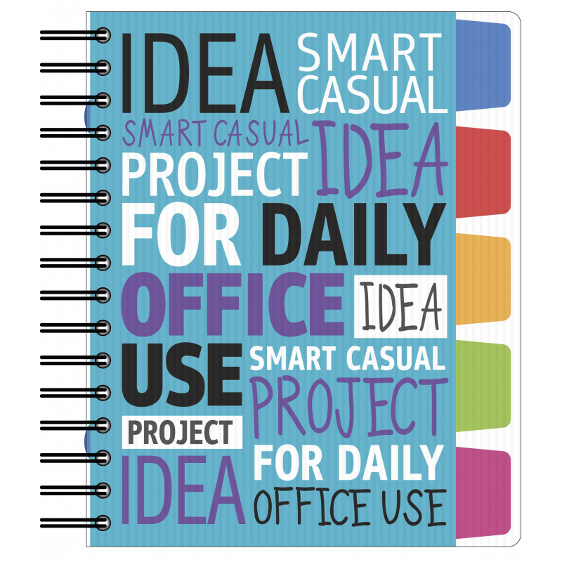 Бизнес-тетрадь А5,150л,клетка,греб. Attache Selection Office book 2 голубой