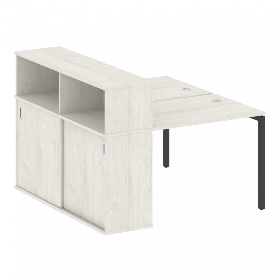 Metal System Quattro Рабочая станция с шкафом-купе на П-образном м/к 40БП.РС-СШК-2.1 Т Дуб Наварра/М Metal System Quattro Рабочая станция с шкафом-купе на П-образном м/к 40БП.РС-СШК-2.1 Т Дуб Наварра/М