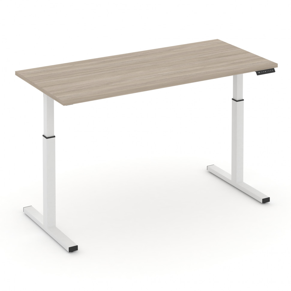 Move up Стол электроподъемный MV.SE-4.7 Дуб Аттик/Металл Белый 1580*720*720-1190 Move up Стол электроподъемный MV.SE-4.7 Дуб Аттик/Металл Белый 1580*720*720-1190