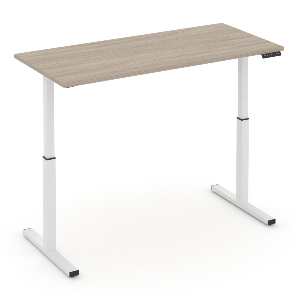 Move up Стол электроподъемный MV.SE-4.7 Дуб Аттик/Металл Белый 1580*720*720-1190 Move up Стол электроподъемный MV.SE-4.7 Дуб Аттик/Металл Белый 1580*720*720-1190