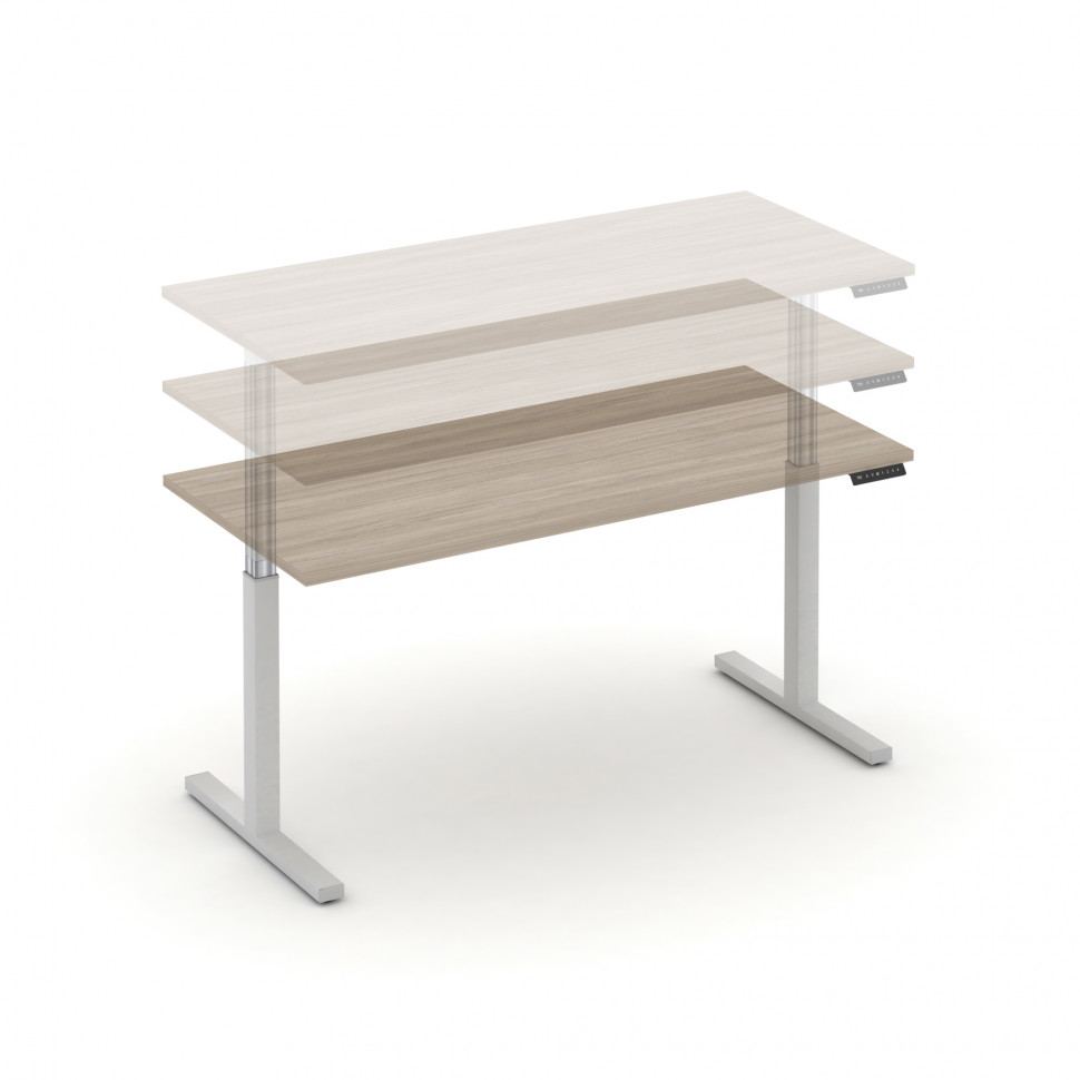Move up Стол электроподъемный MV.SE-4.7 Дуб Аттик/Металл Белый 1580*720*720-1190 Move up Стол электроподъемный MV.SE-4.7 Дуб Аттик/Металл Белый 1580*720*720-1190