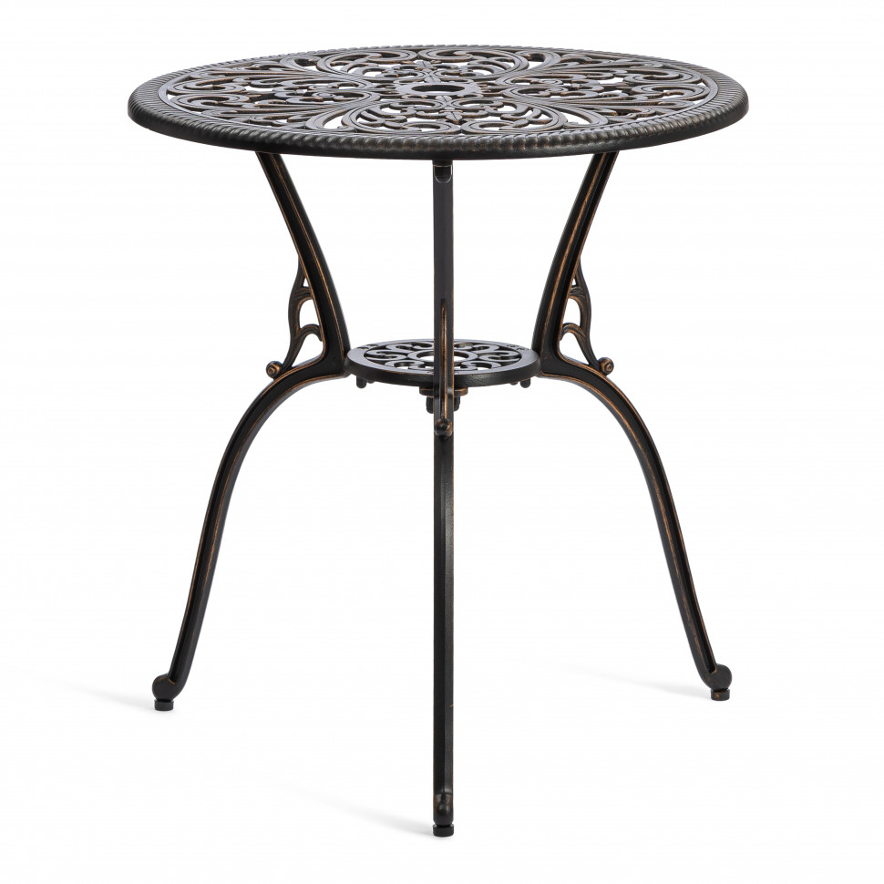 Комплект Secret de Maison Romance/Романс (стол+2 стула) алюминиевый сплав, D60/H67, 53х41х89см, бронзовый