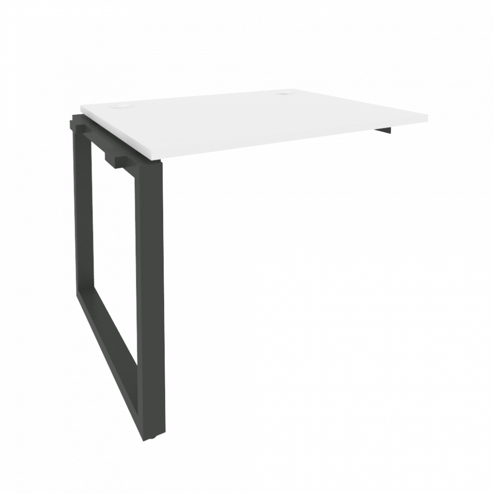 Onix Наборный элемент рабочей станции на О-образном м/к O.MO-1.NRS-1.8 Белый Бриллиант/Металл Антрац Onix Наборный элемент рабочей станции на О-образном м/к O.MO-1.NRS-1.8 Белый Бриллиант/Металл Антрац