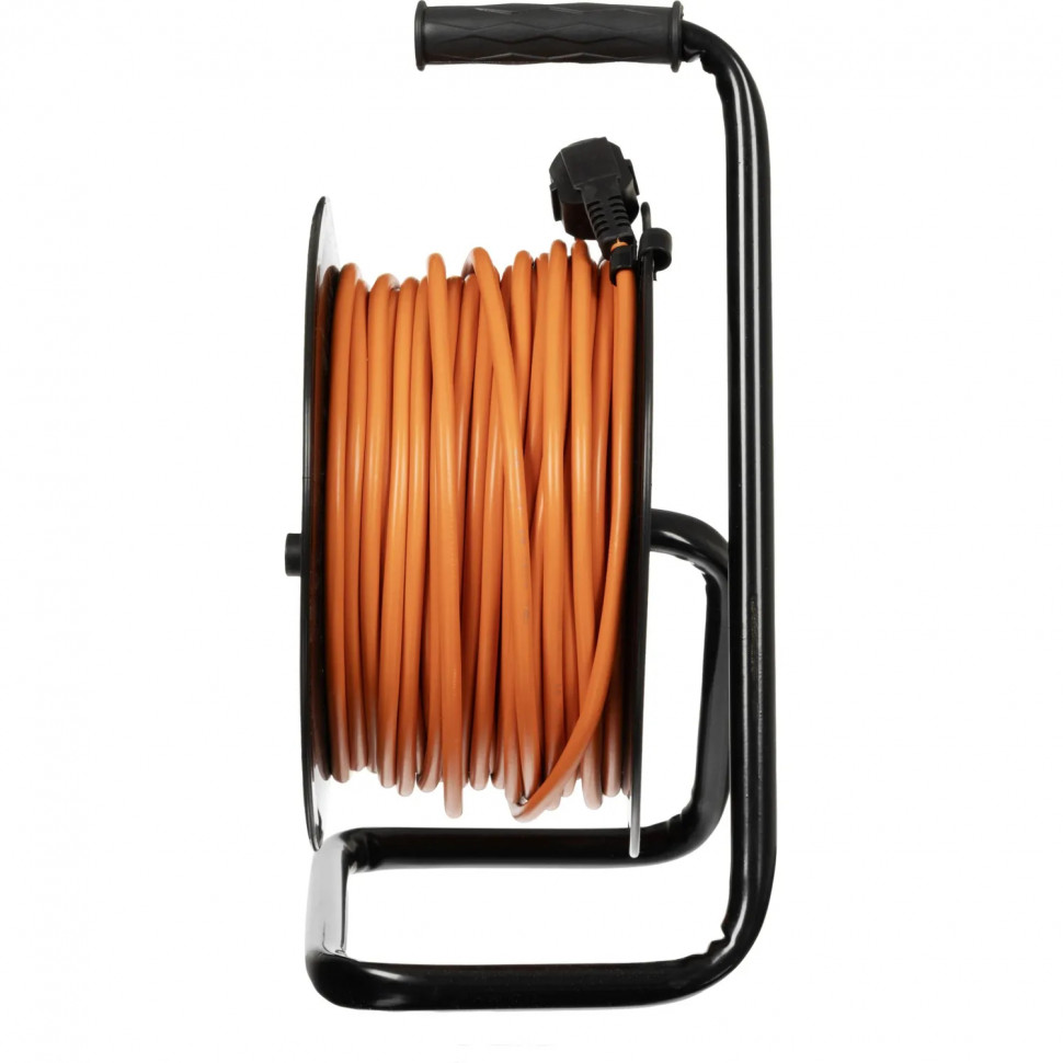 Удлинитель Topfort ПВС 3х2,5кв.мм, 50м на пласт.катушке, 4 роз. с/з, IP44