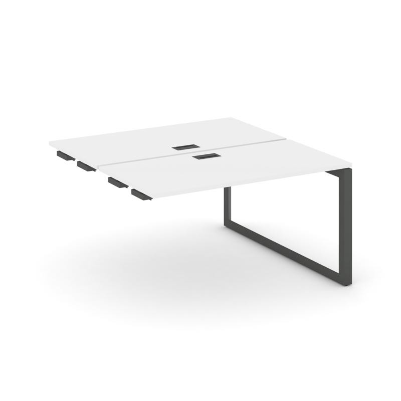 Style Project Стол-приставка к опор. элем. SN-59O.DPRS-023 Белый/Металл Антрацит/Черный Заглушка 138