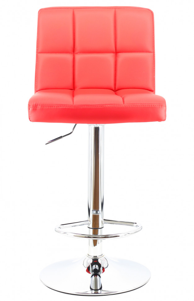 Стул барный Everprof Asti (Асти) Экокожа Красный