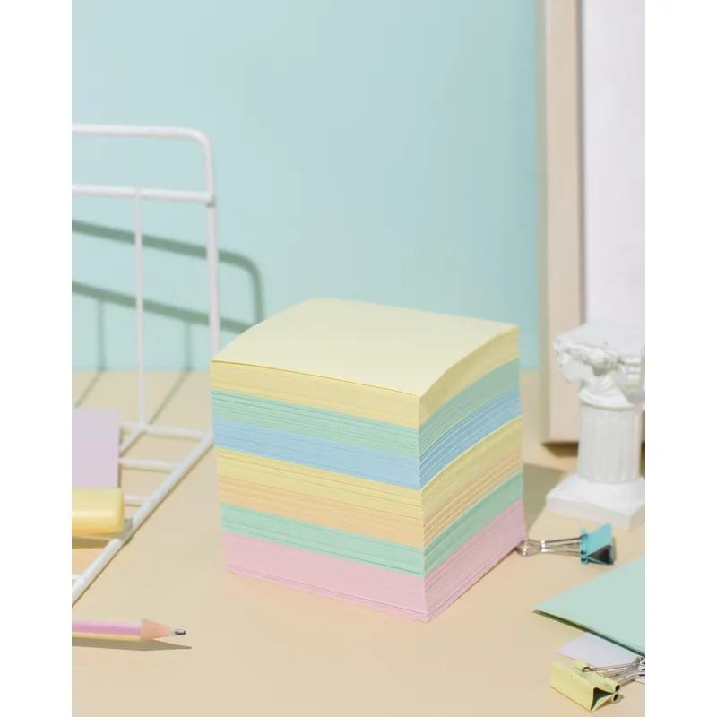 Блок для записей Attache Economy запасной 7,5х7,5х7,5, 5 цветов 80 г