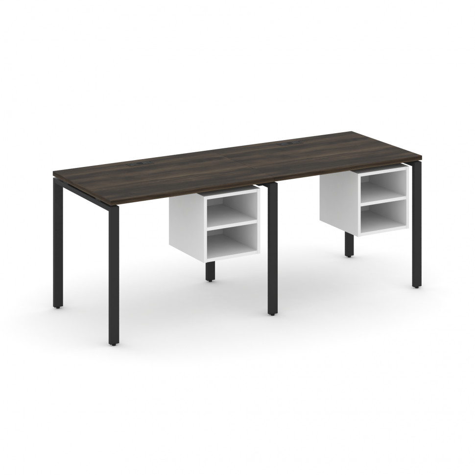 Concept Рабочая станция односторонняя с подвес. тумбами 2 места CN.ORS-105 Дуб Мали/Белый Бриллиант/