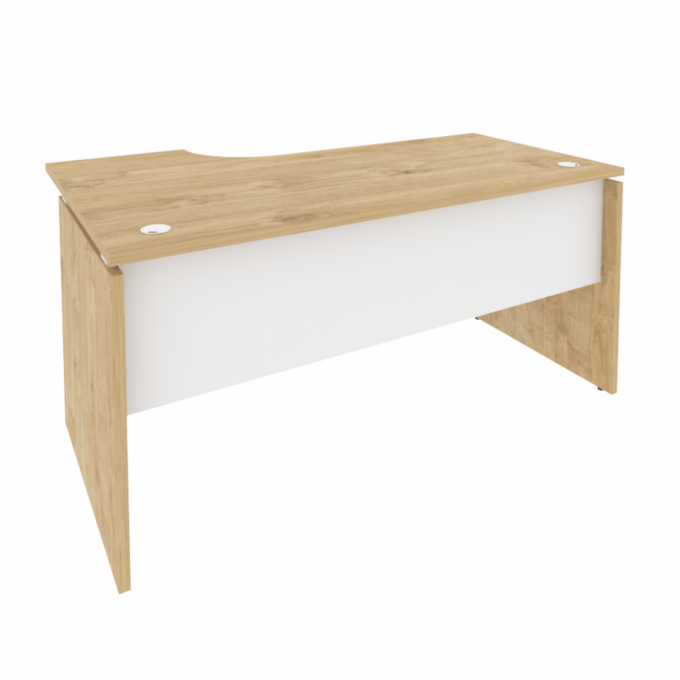 Onix Стол эргономичный правый O.SA-1 (R) Тиквуд Светлый/Белый Бриллиант 1580*980*750 (720/460) Onix Стол эргономичный правый O.SA-1 (R) Тиквуд Светлый/Белый Бриллиант 1580*980*750 (720/460)