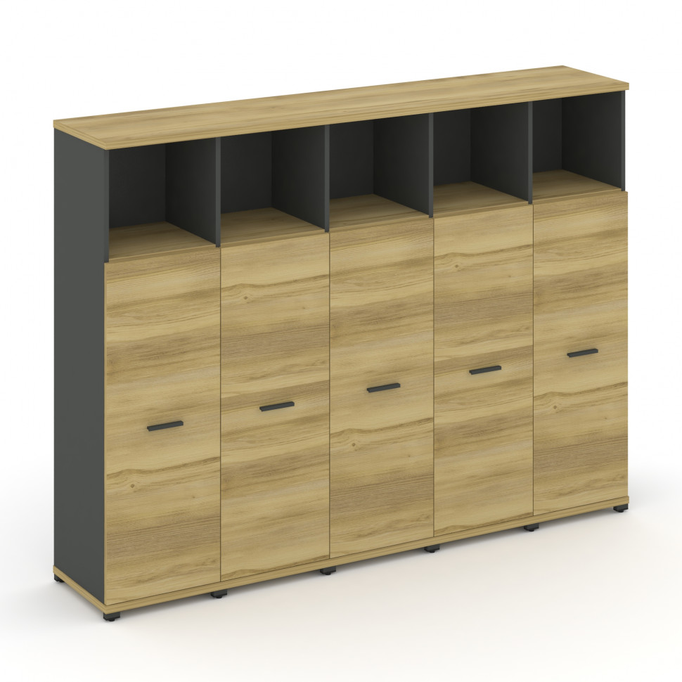 Concept Шкаф 5 узких секций, 4 ниши CN.STU-453 A Дуб Винченцо/Антрацит/Металл Антрацит 2084*420*1554 Concept Шкаф 5 узких секций, 4 ниши CN.STU-453 A Дуб Винченцо/Антрацит/Металл Антрацит 2084*420*1554