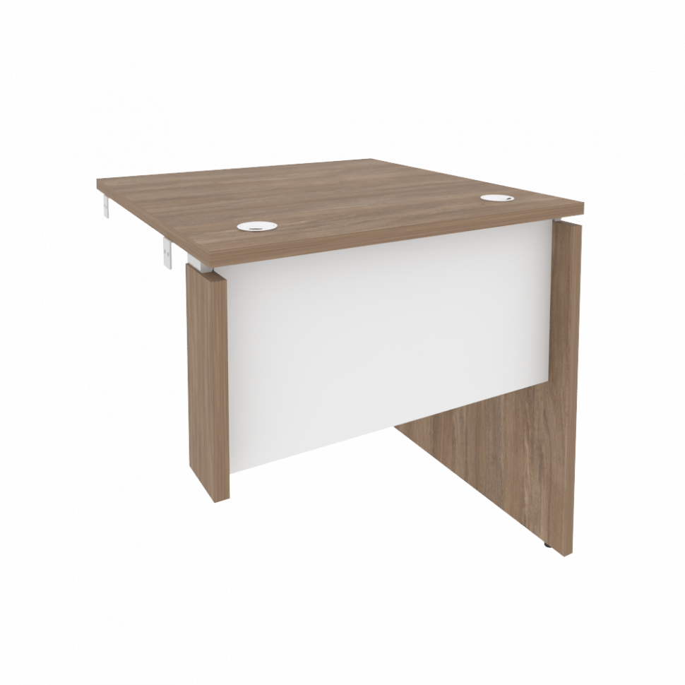 Onix Стол-приставка правый к опорным элементам O.SPR-0.8 (R) Дуб Аризона/Белый Бриллиант 780*800*750