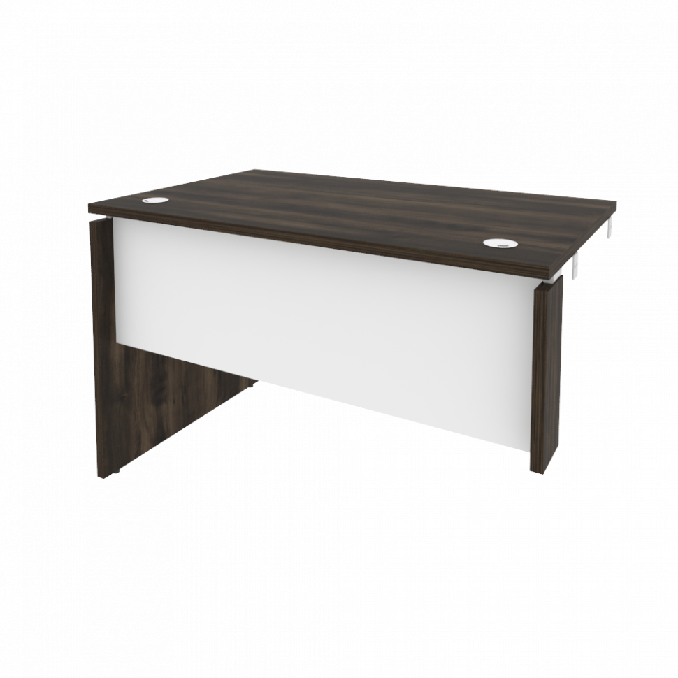 Onix Стол-приставка левый к опорным элементам O.SPR-2.7 (L) Дуб Мали/Белый Бриллиант 1180*720*750