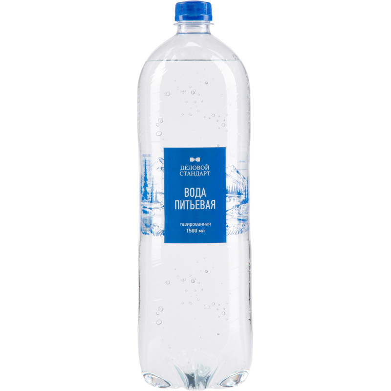 Вода питьевая Деловой Стандарт газ пэт 1,5л