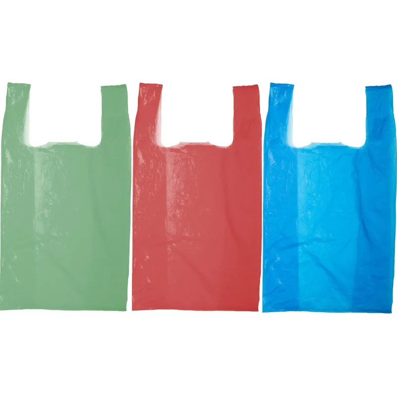 Пакет-майка ПНД 25+12х45 см 9 мкм 80 шт/уп цветной